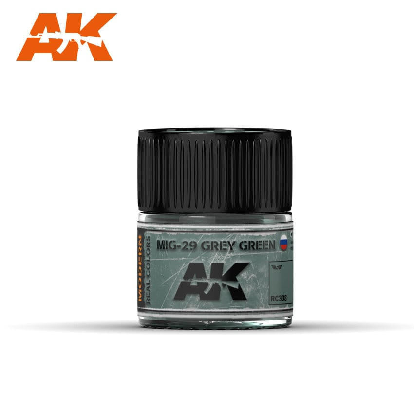 AK Interactive Real Colors: MIG-29 Grey Green - 10ml RC338